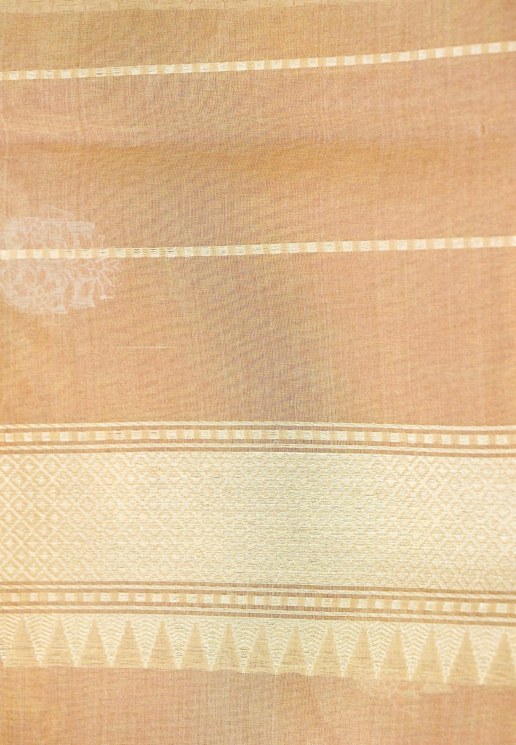Banarasi Pure Silk Tissue Kadwa Handloom Saree | Rust - Khinkhwab