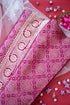 Banarasi Pure Silk Zari Brocade Handwoven Saree in Magenta - Khinkhwab