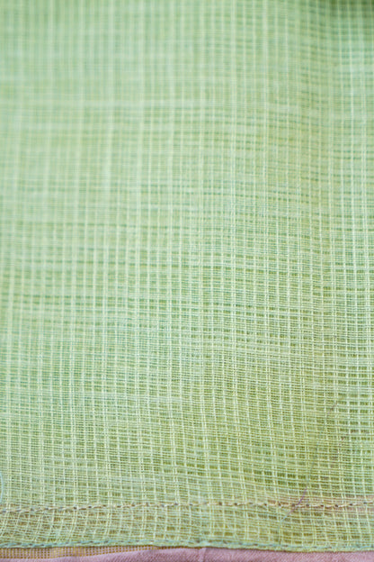 Gaj Gond Print Kota Saree in Lemon Yellow - Khinkhwab