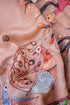 Palash Gond Print Kota Saree in Copper - Khinkhwab