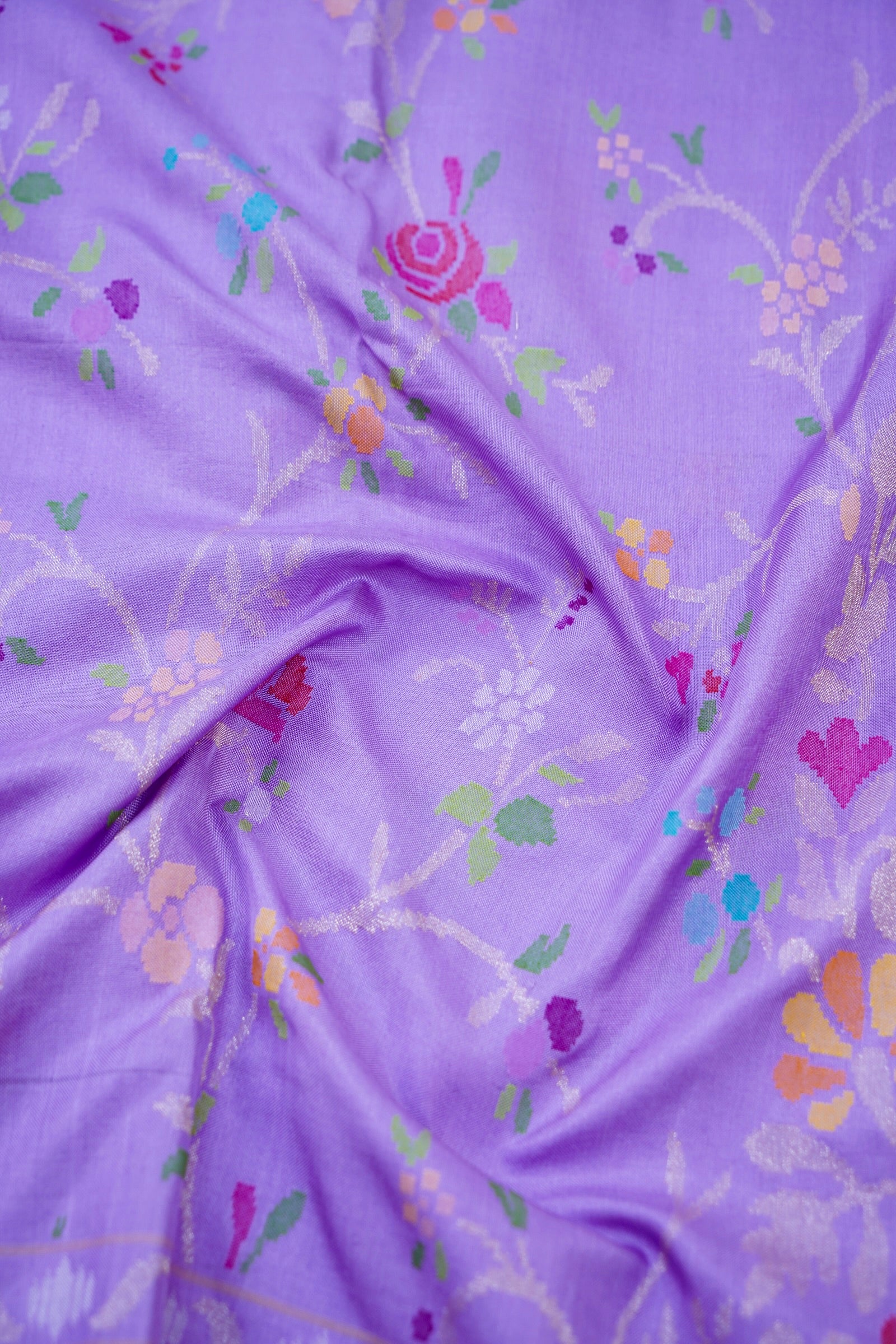 Banarasi Katan Silk Ektara Jamdani Real Zari Handloom Saree | Khinkhwab Gold - Khinkhwab