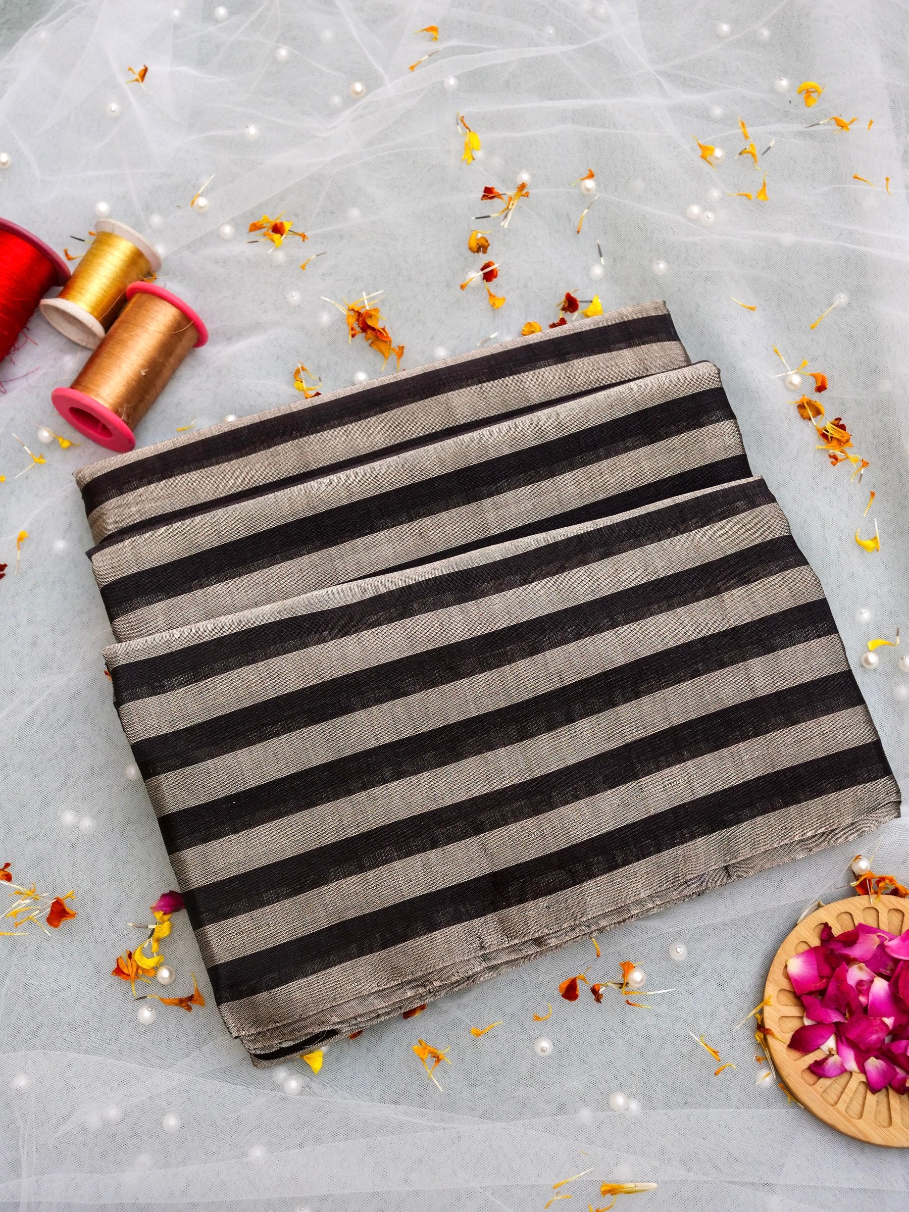 Chanderi Tissue Silk Handwoven Saree - Khinkhwab