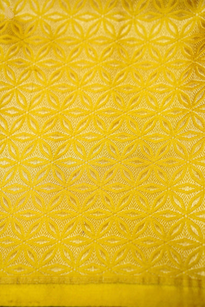 Mashru Silk Kadwa Gulab Buta Handwoven Banarasi Saree in Rani Pink