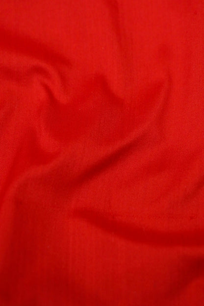 Handwoven Red Mashru Silk Banarasi Saree