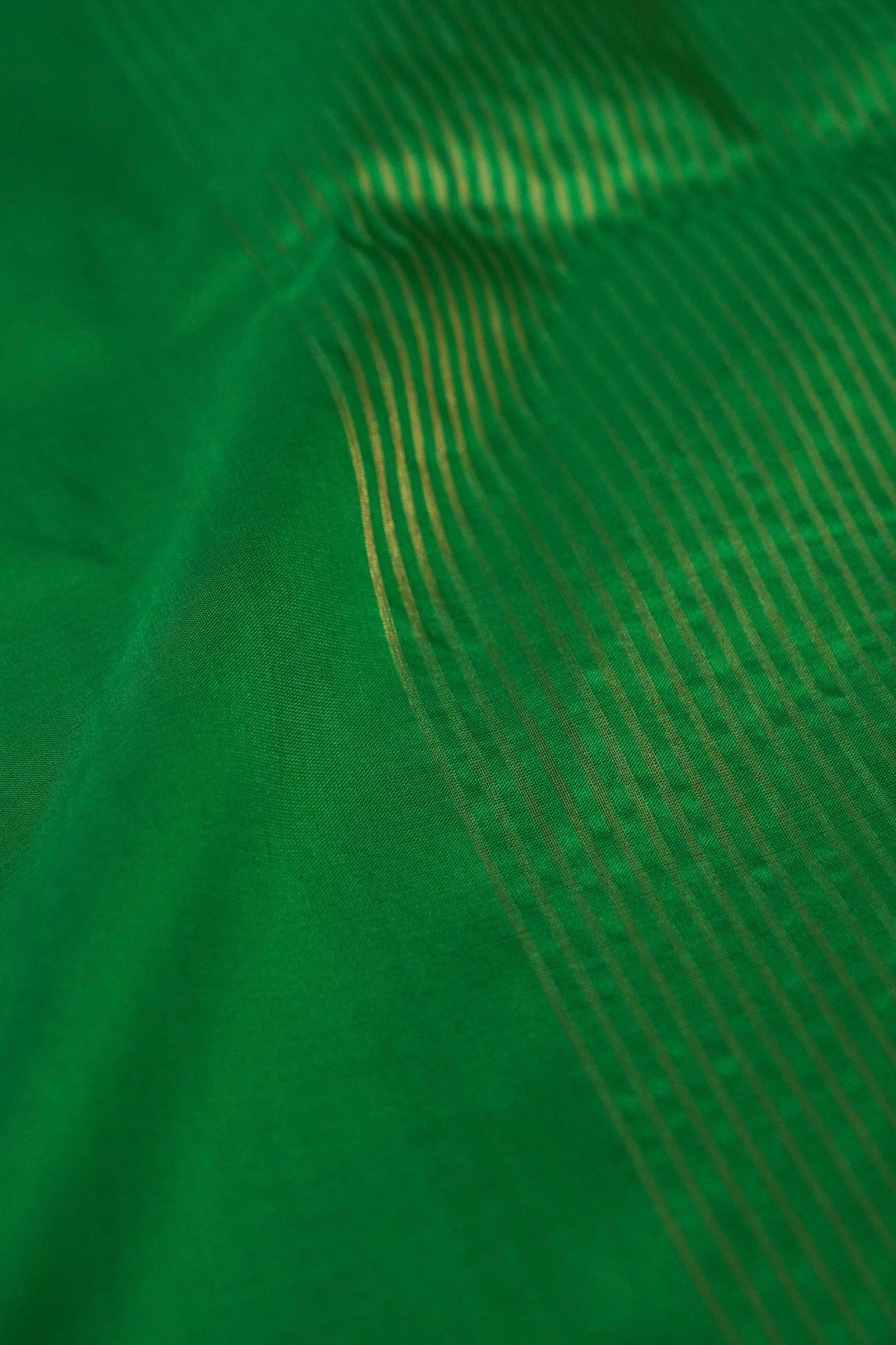 Handwoven Green Mashru Silk Banarasi Saree
