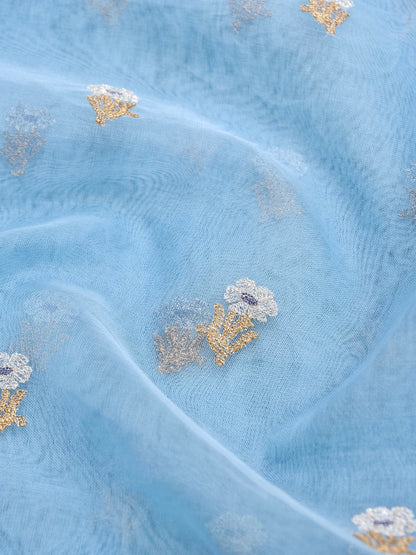 Handloom Banarasi Kora Silk Kadwa Meenakari Saree - Khinkhwab