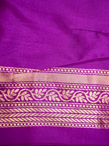 Handloom Banarasi Katan Silk Shikargah Jungle Saree - Khinkhwab