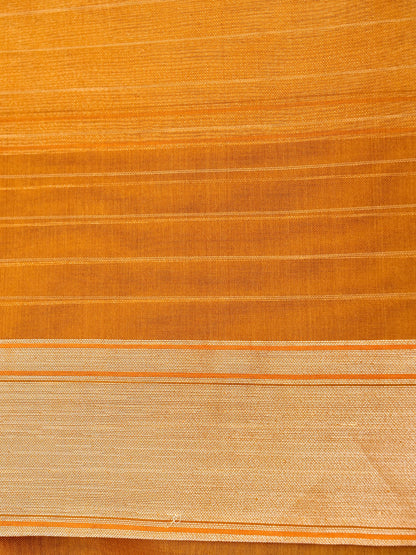 Handloom Banarasi Real Silver Zari Cotton Saree - Khinkhwab