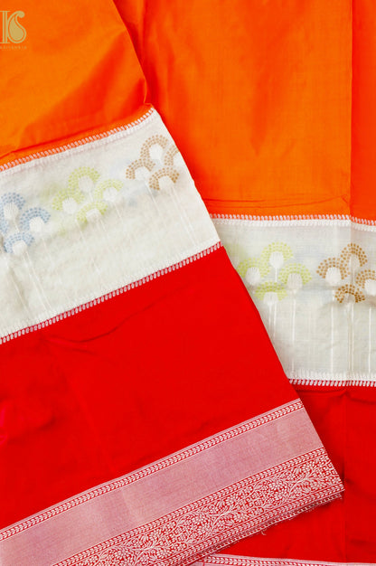 Handloom Banarasi Pure Katan Silk Kadwa Saree