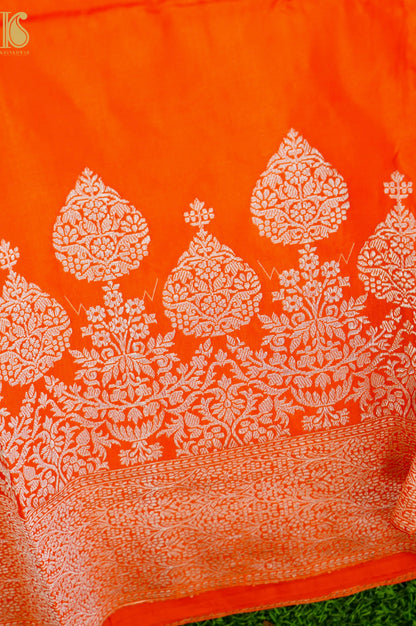 Handloom Banarasi Pure Katan Silk Kadwa Saree