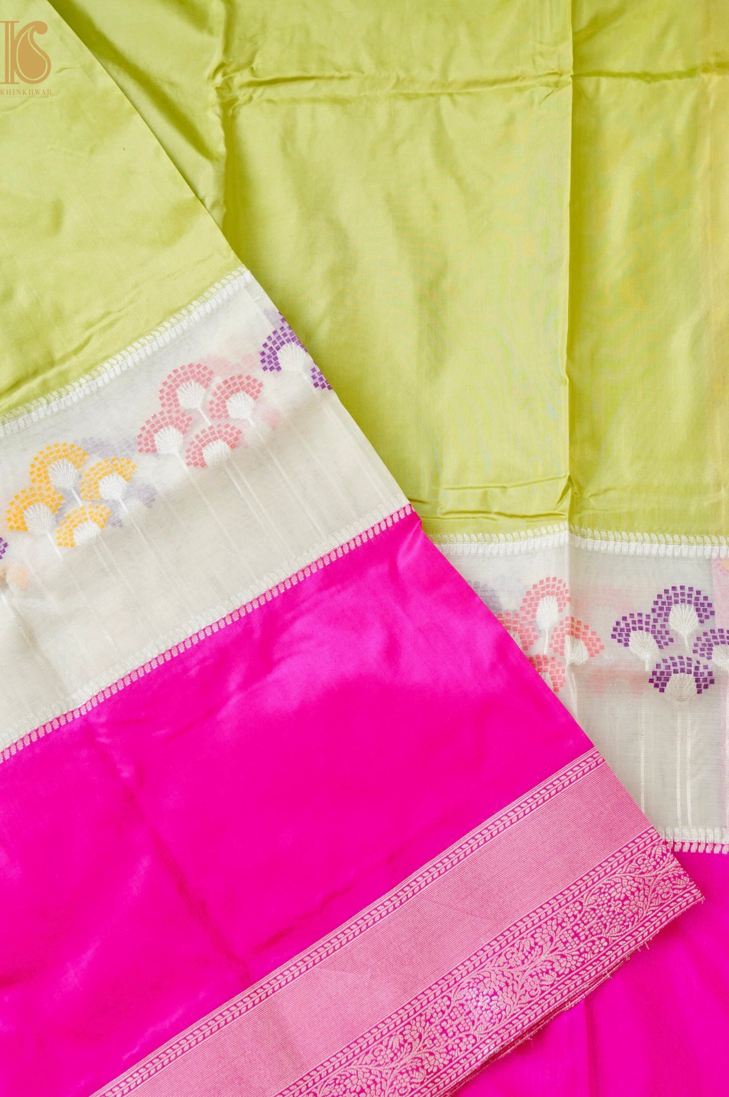 Handloom Banarasi Pure Katan Silk Kadwa Saree