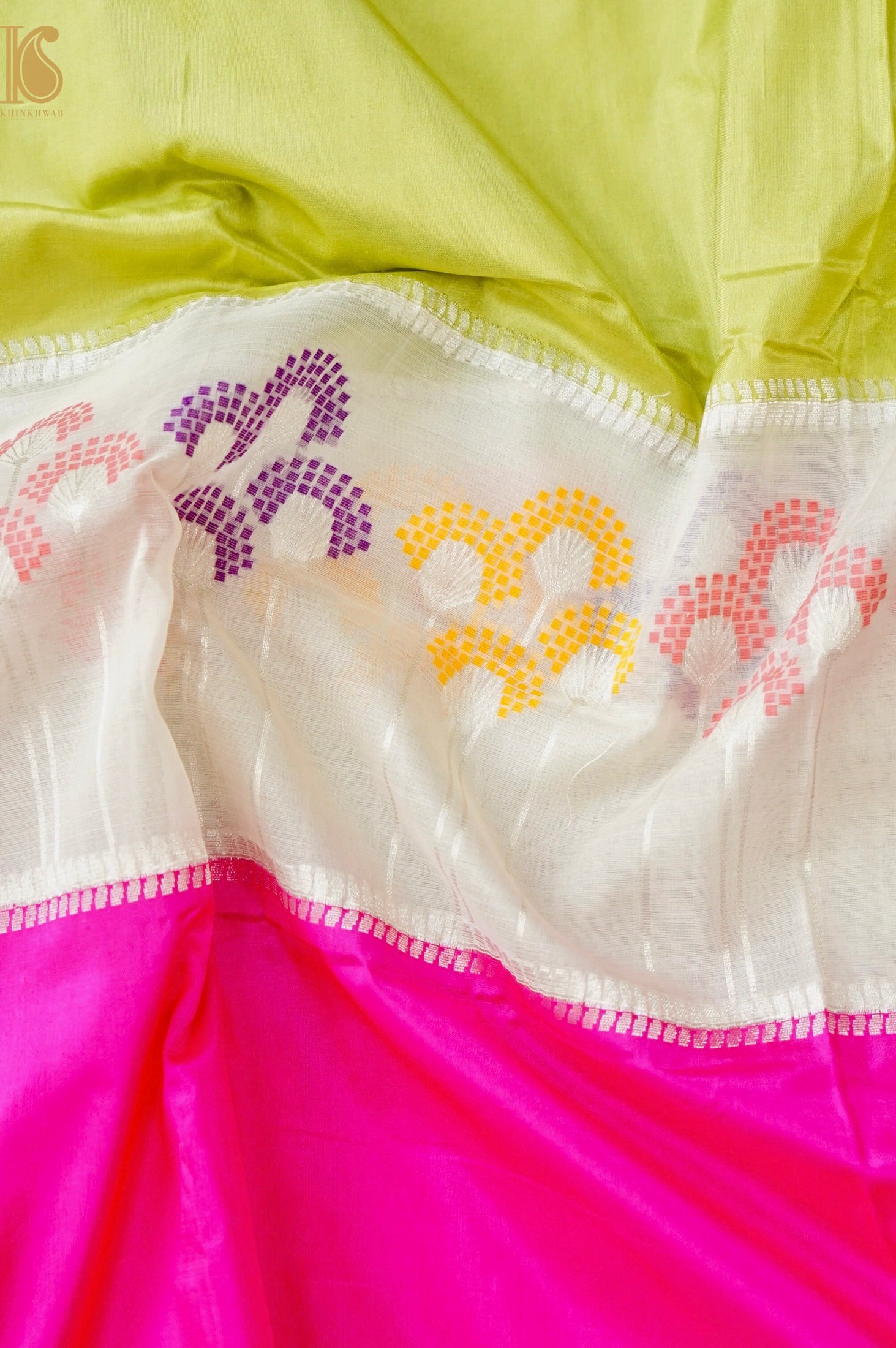 Handloom Banarasi Pure Katan Silk Kadwa Saree