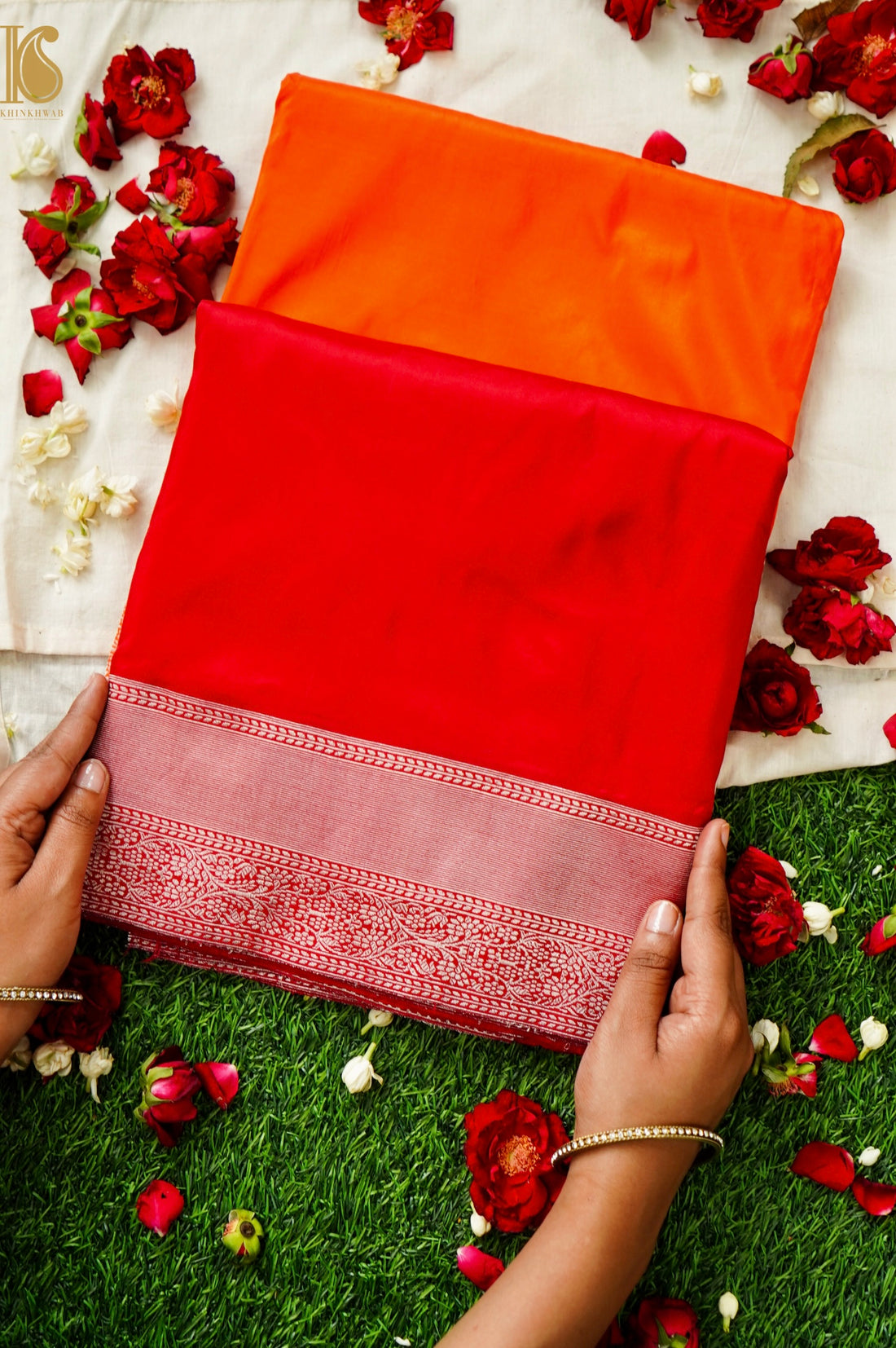 Handloom Banarasi Pure Katan Silk Kadwa Saree