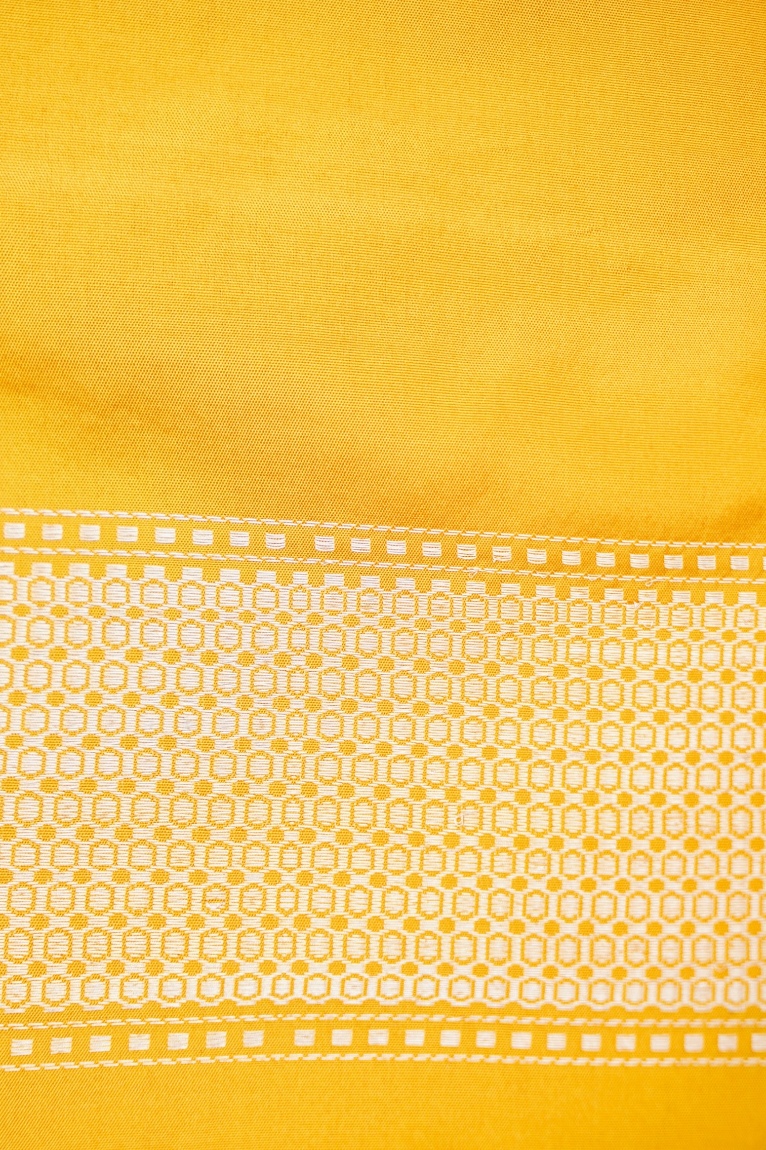 Pure Katan Silk Kadwa Meenakari Diamond Jaal Banarasi Saree in Bright Yellow