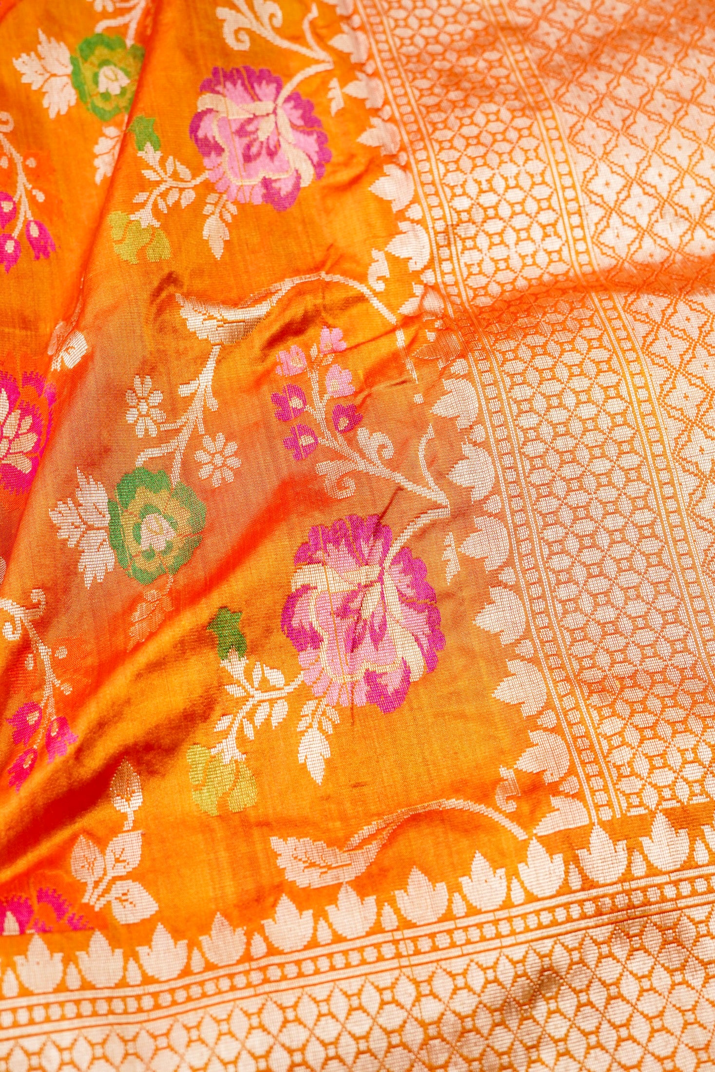 Handloom Banarasi Katan Silk Dupatta