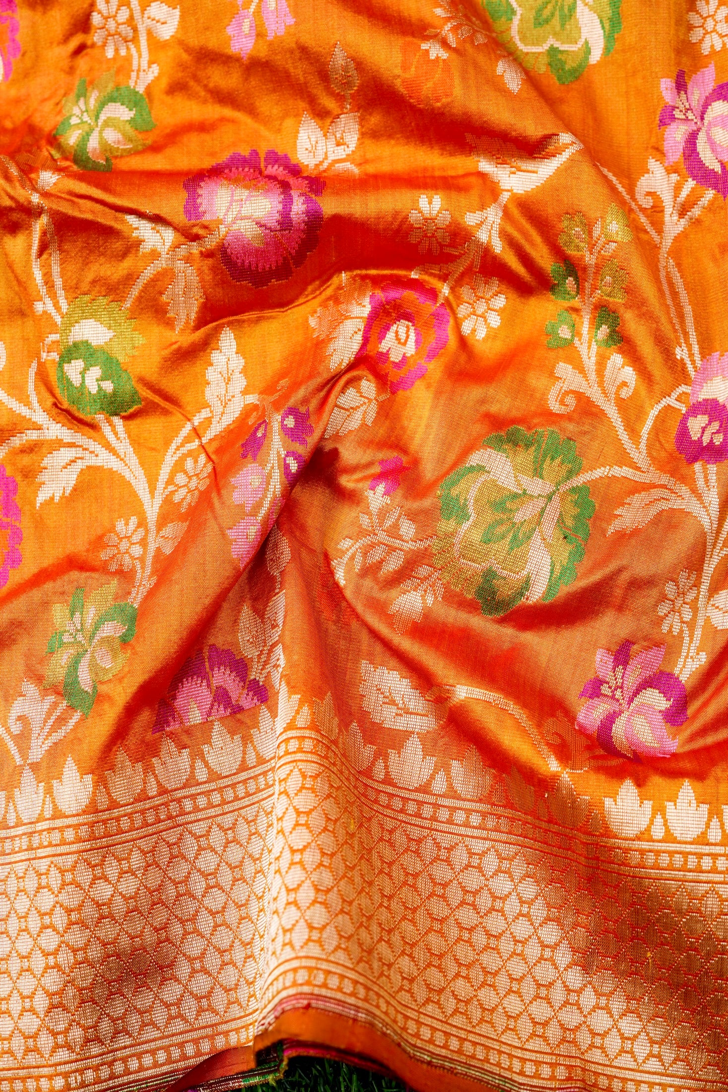 Handloom Banarasi Katan Silk Dupatta