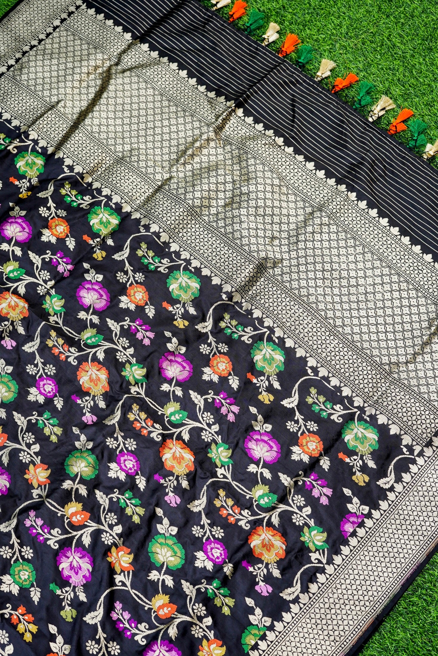 Handloom Banarasi Katan Silk Dupatta