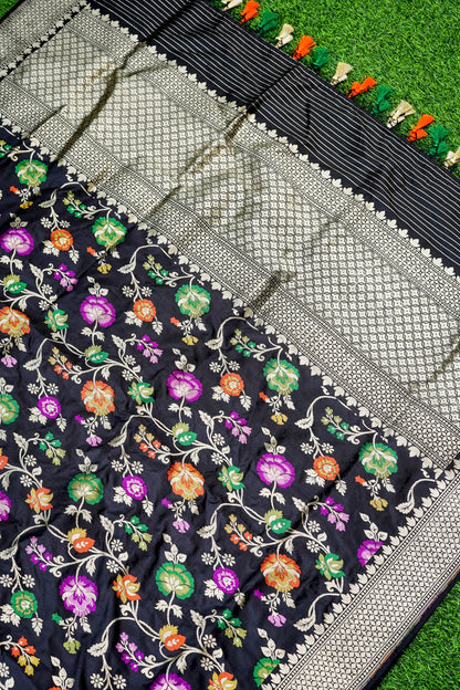 Handloom Banarasi Katan Silk Dupatta