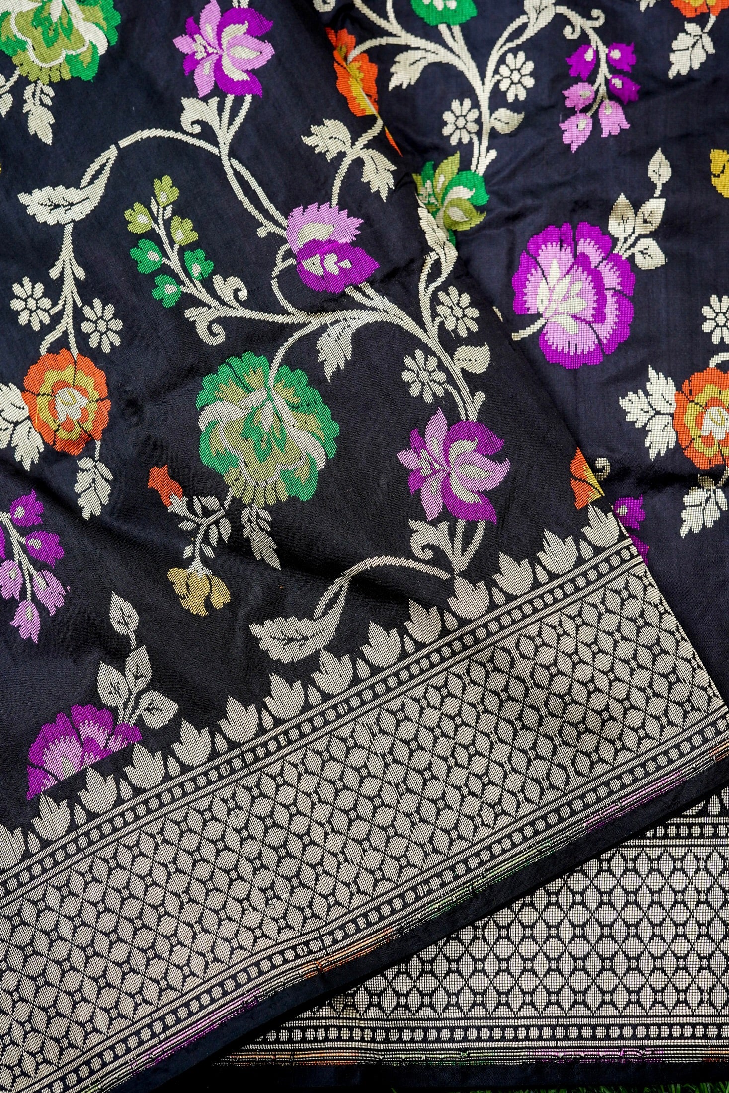 Handloom Banarasi Katan Silk Dupatta