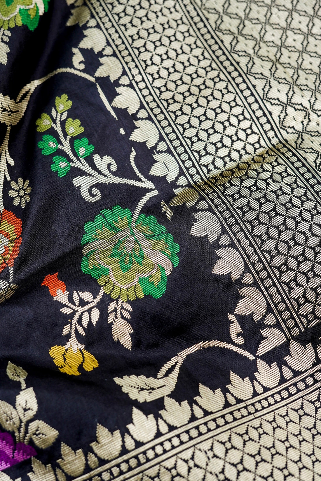 Handloom Banarasi Katan Silk Dupatta
