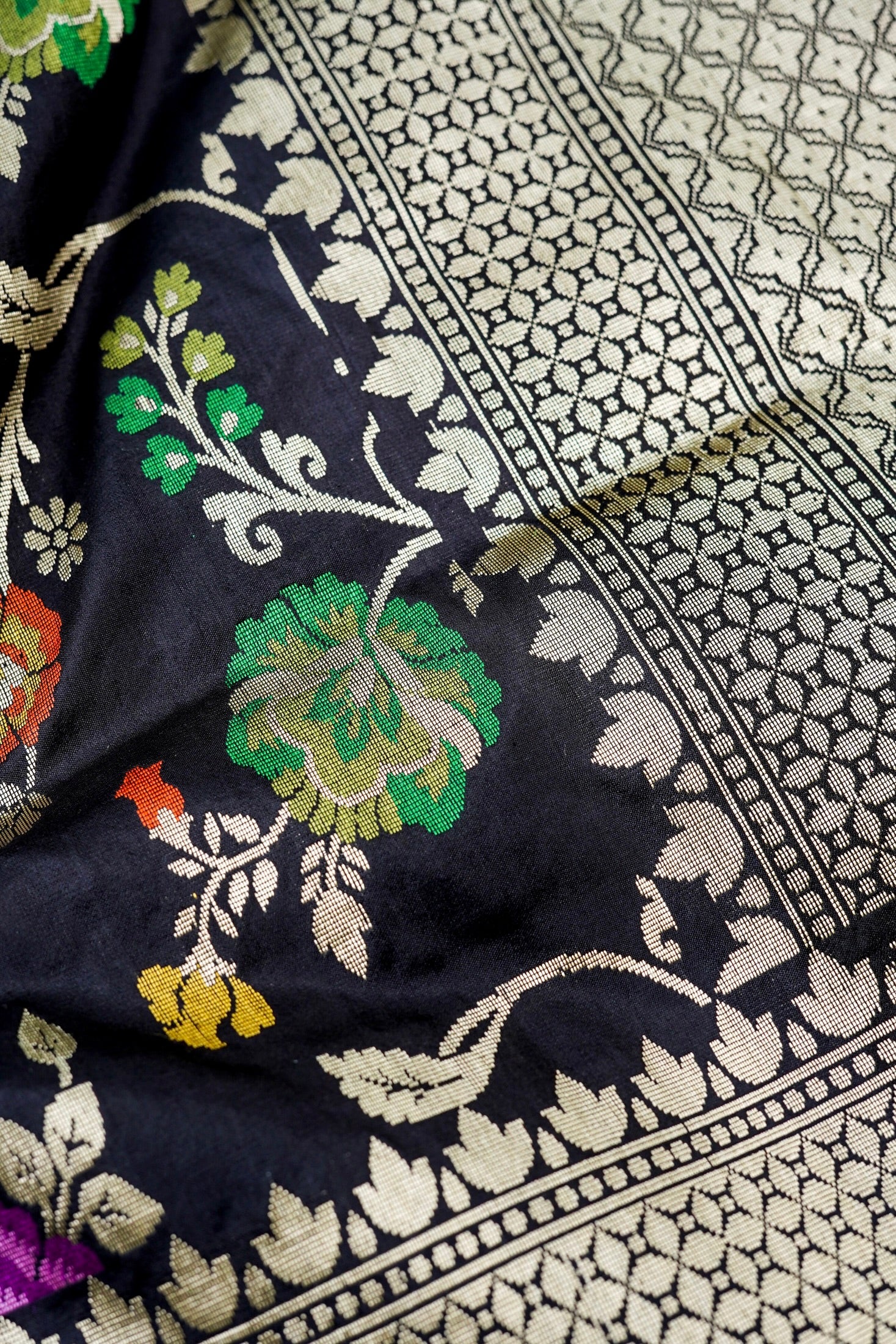 Handloom Banarasi Katan Silk Dupatta