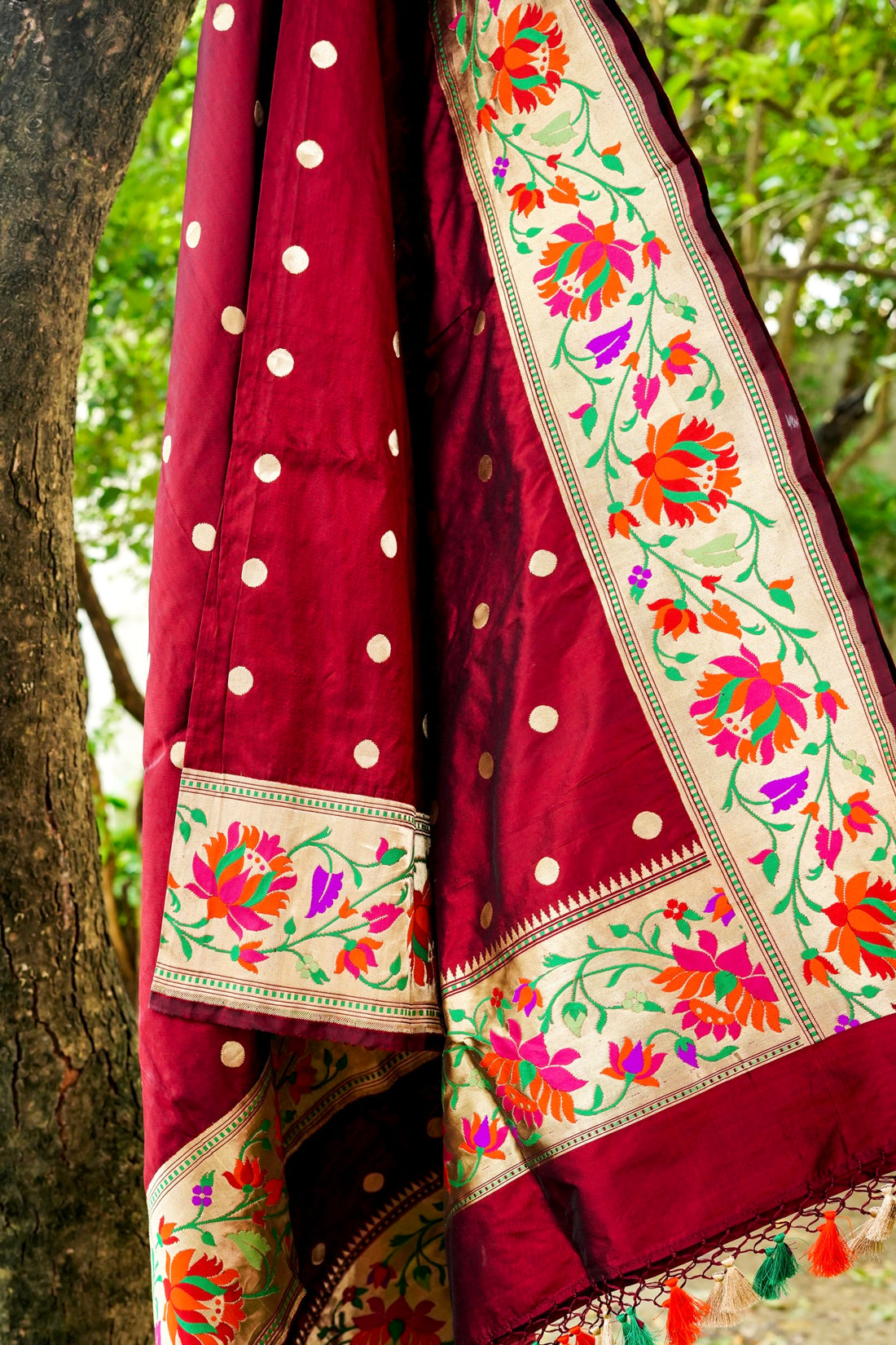 Handloom Banarasi Katan Silk Dupatta