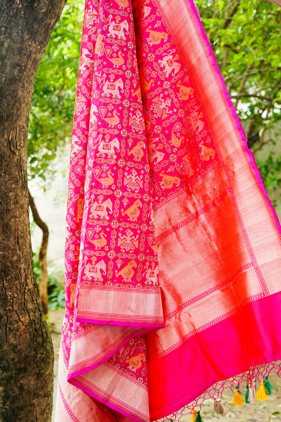 Handloom Banarasi Katan Silk Patola Dupatta