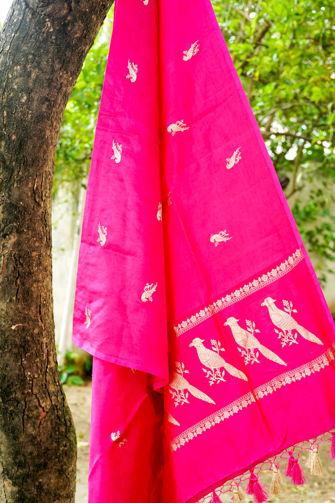 Handloom Banarasi Katan Silk Dupatta