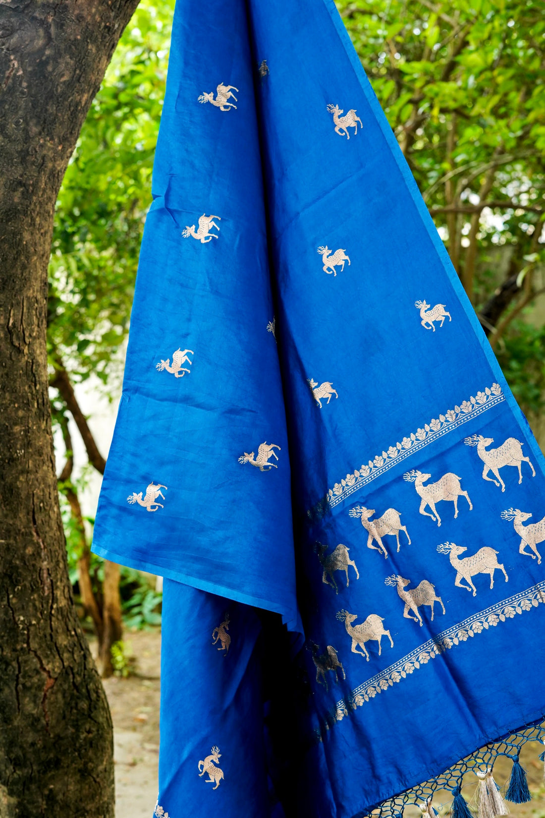 Handloom Banarasi Katan Silk Dupatta