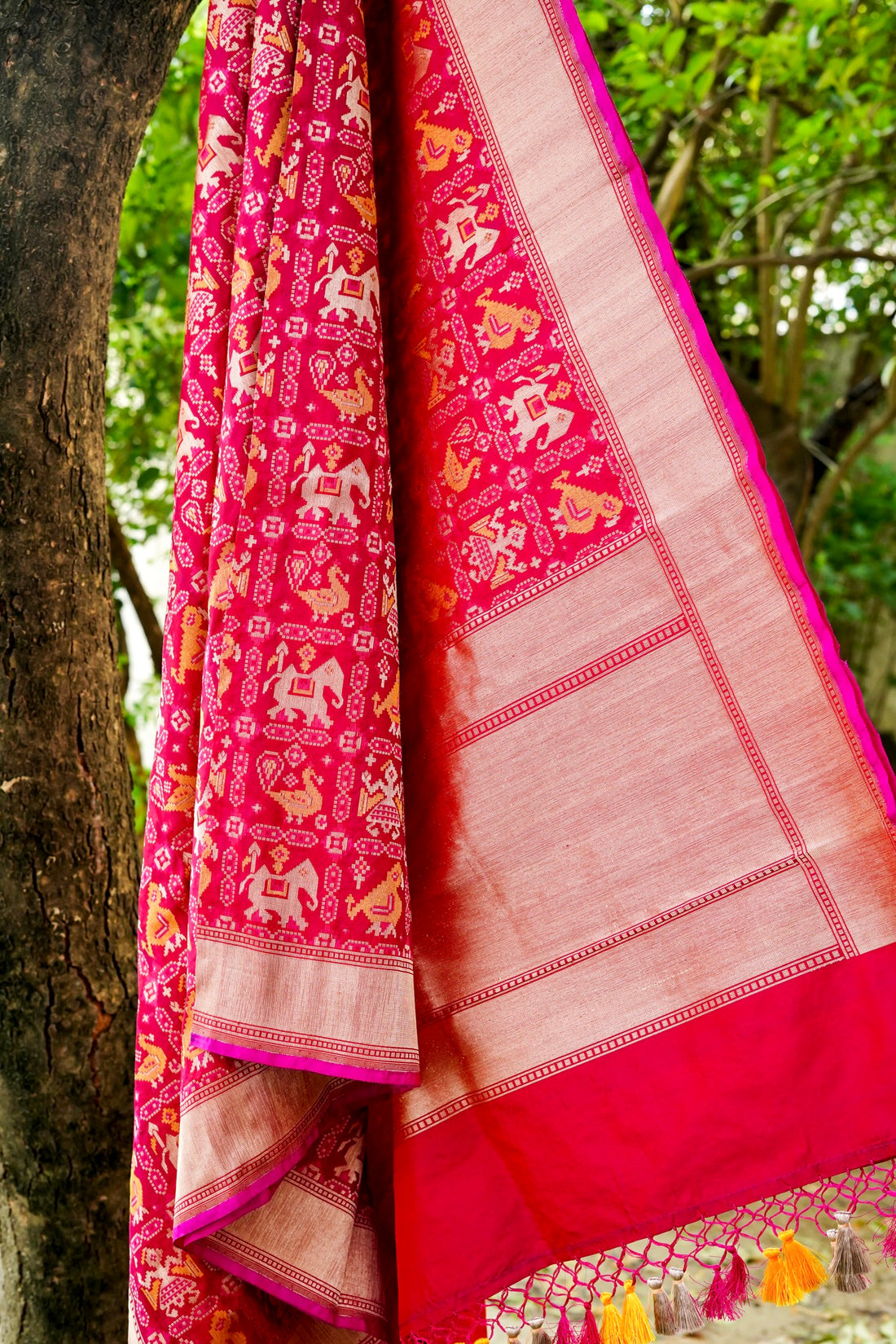 Handloom Banarasi Katan Silk Patola Dupatta