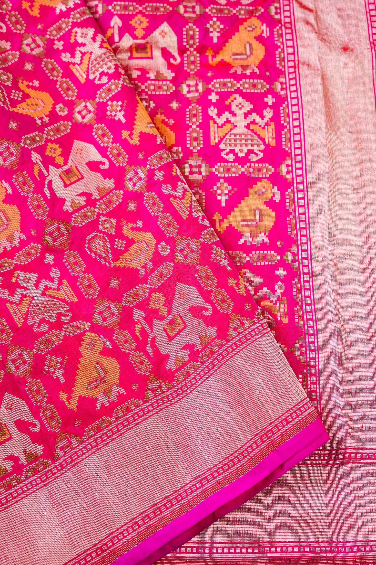 Handloom Banarasi Katan Silk Patola Dupatta