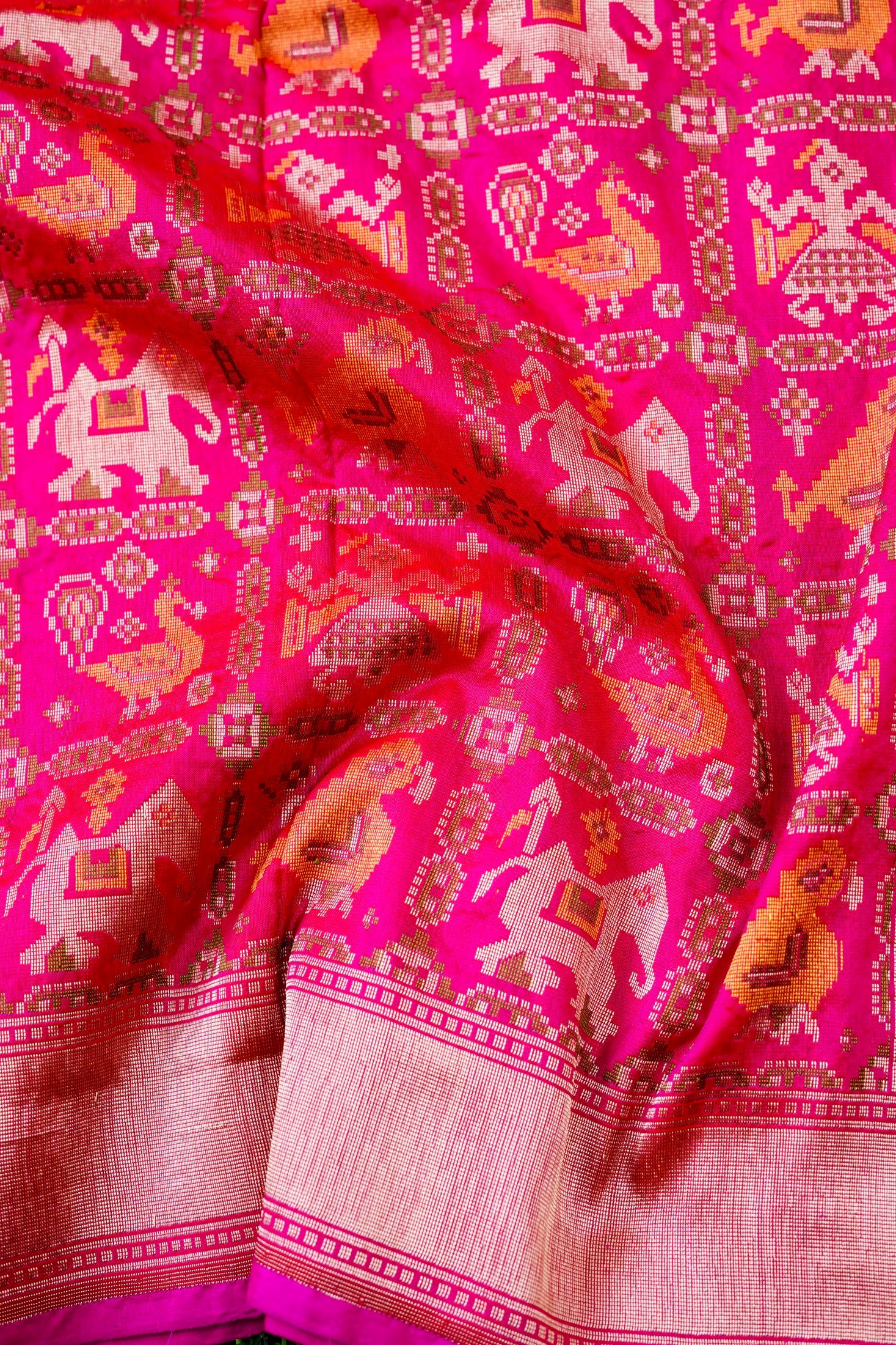Handloom Banarasi Katan Silk Patola Dupatta