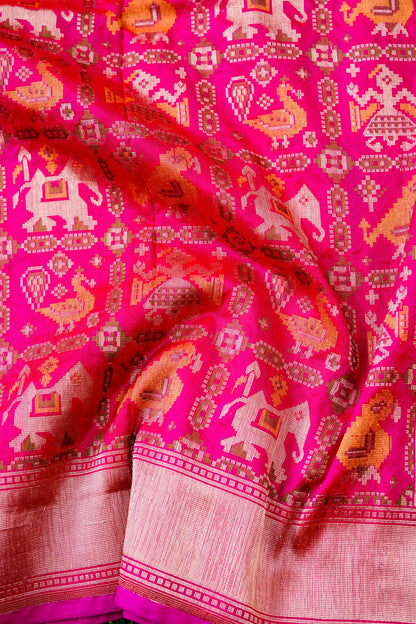 Handloom Banarasi Katan Silk Patola Dupatta