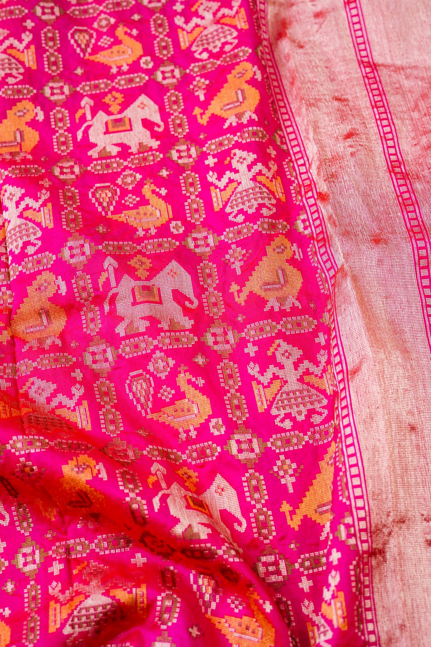Handloom Banarasi Katan Silk Patola Dupatta