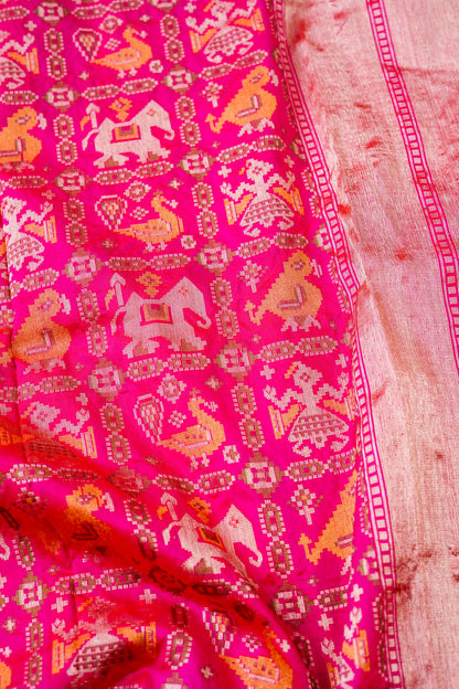 Handloom Banarasi Katan Silk Patola Dupatta