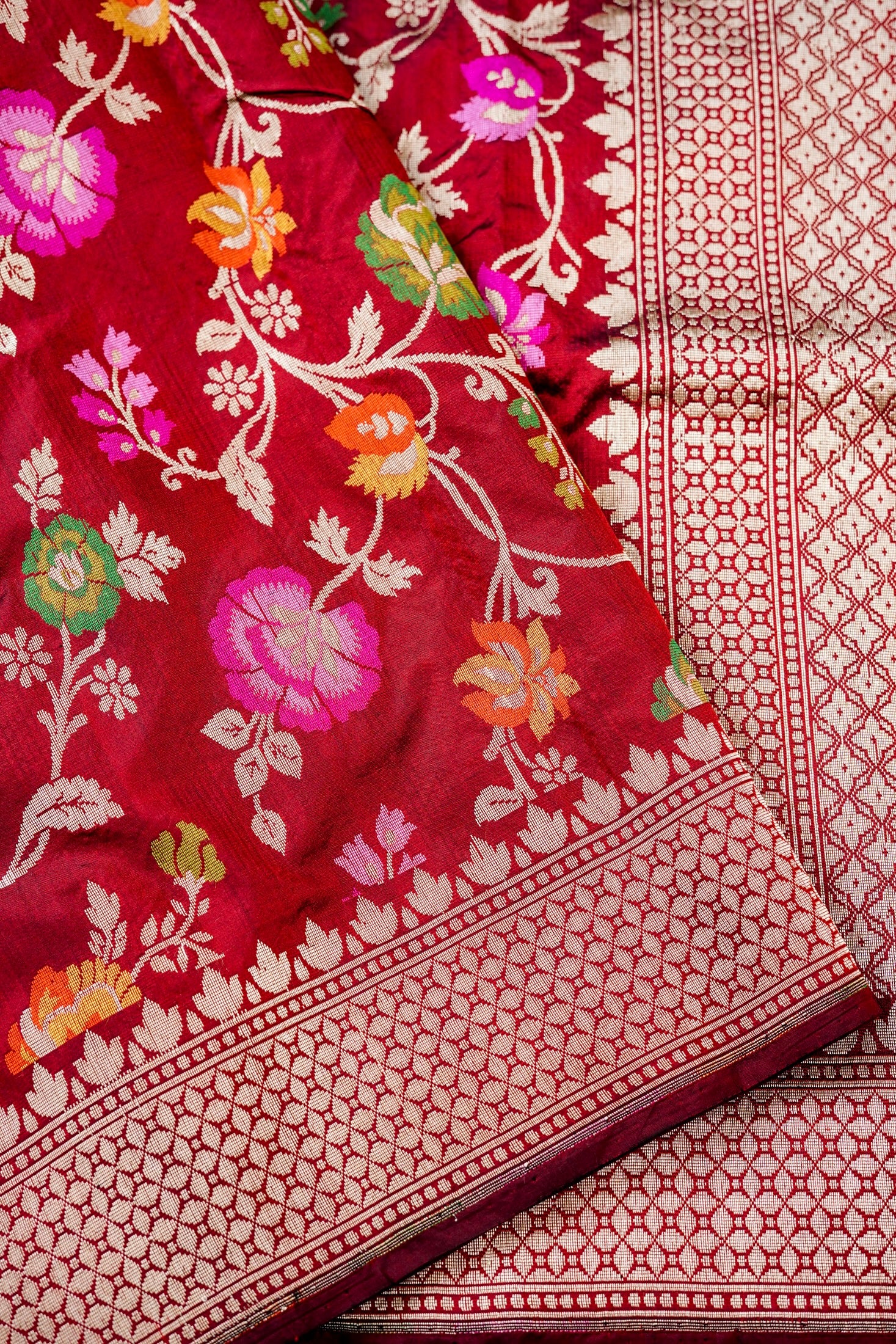 Handloom Banarasi Katan Silk Dupatta