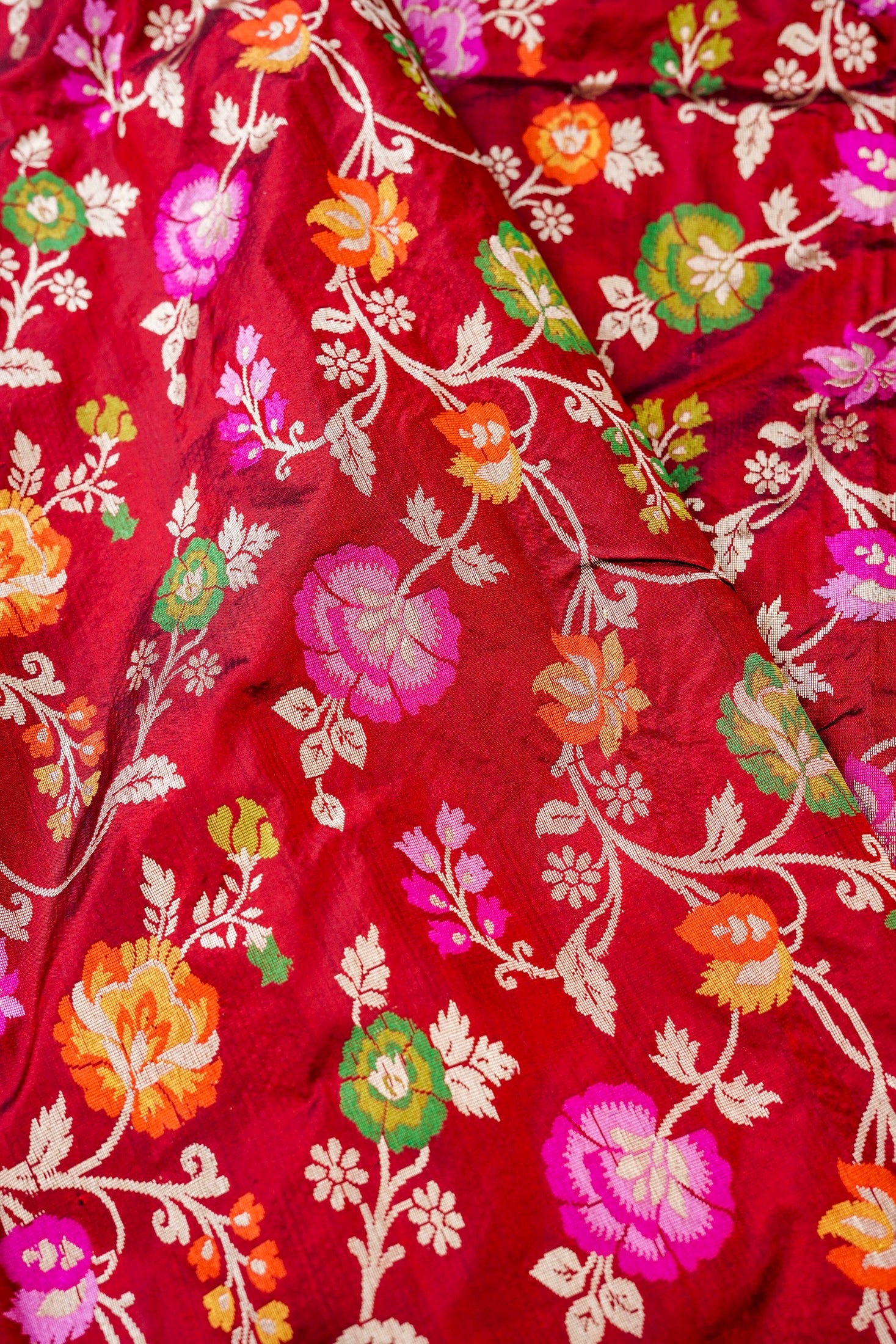Handloom Banarasi Katan Silk Dupatta