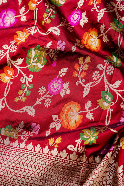 Handloom Banarasi Katan Silk Dupatta