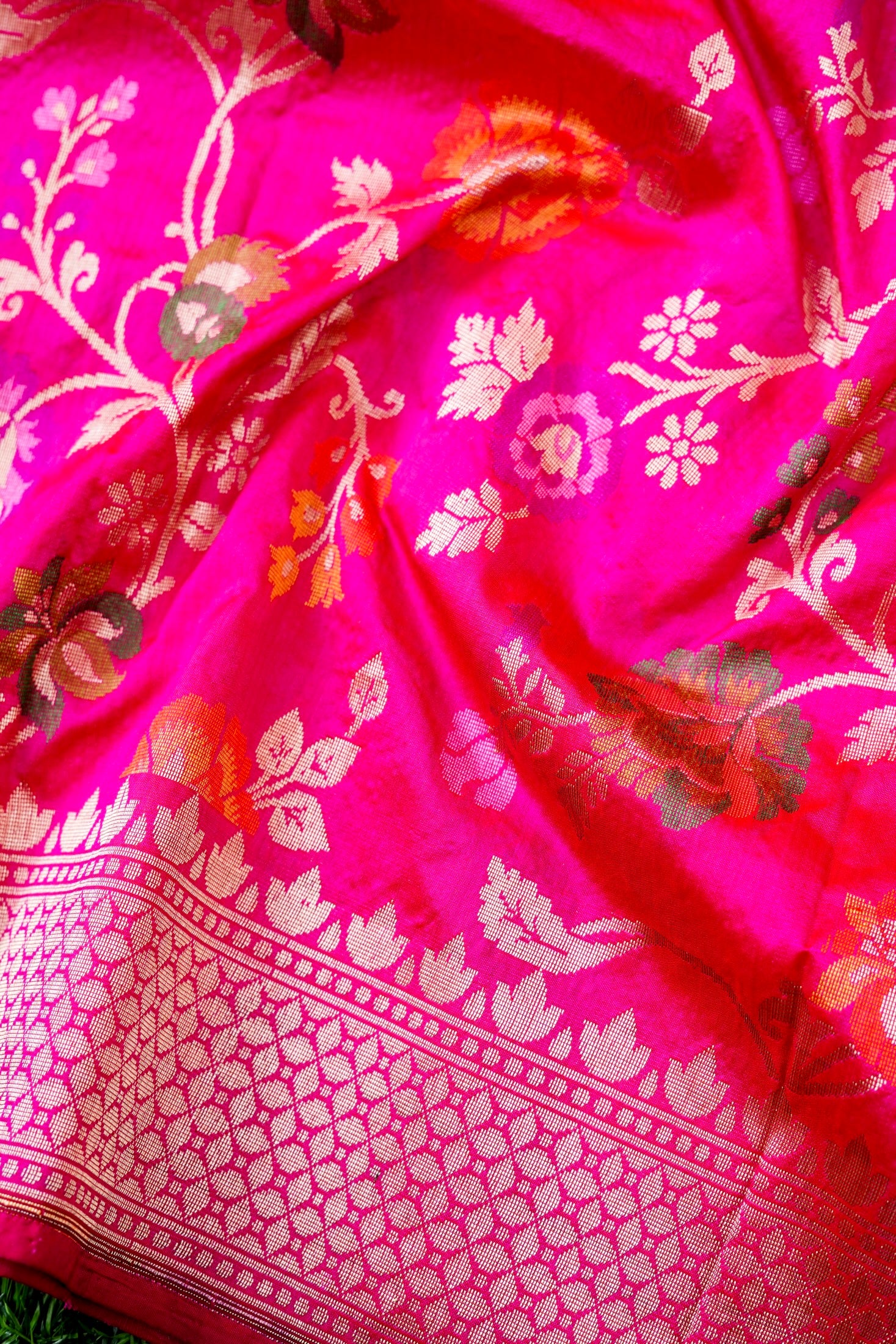 Handloom Banarasi Katan Silk Dupatta