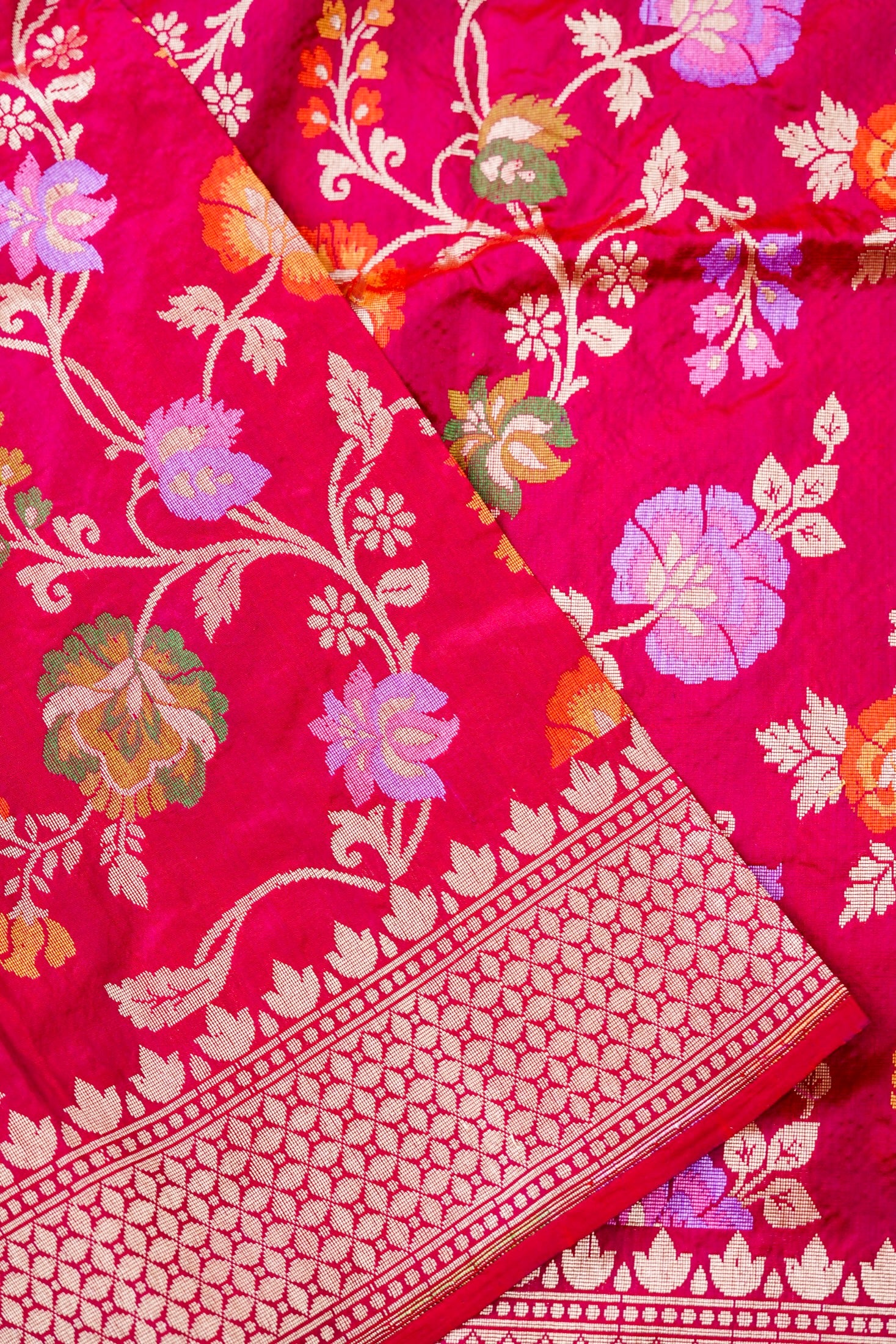 Handloom Banarasi Katan Silk Dupatta