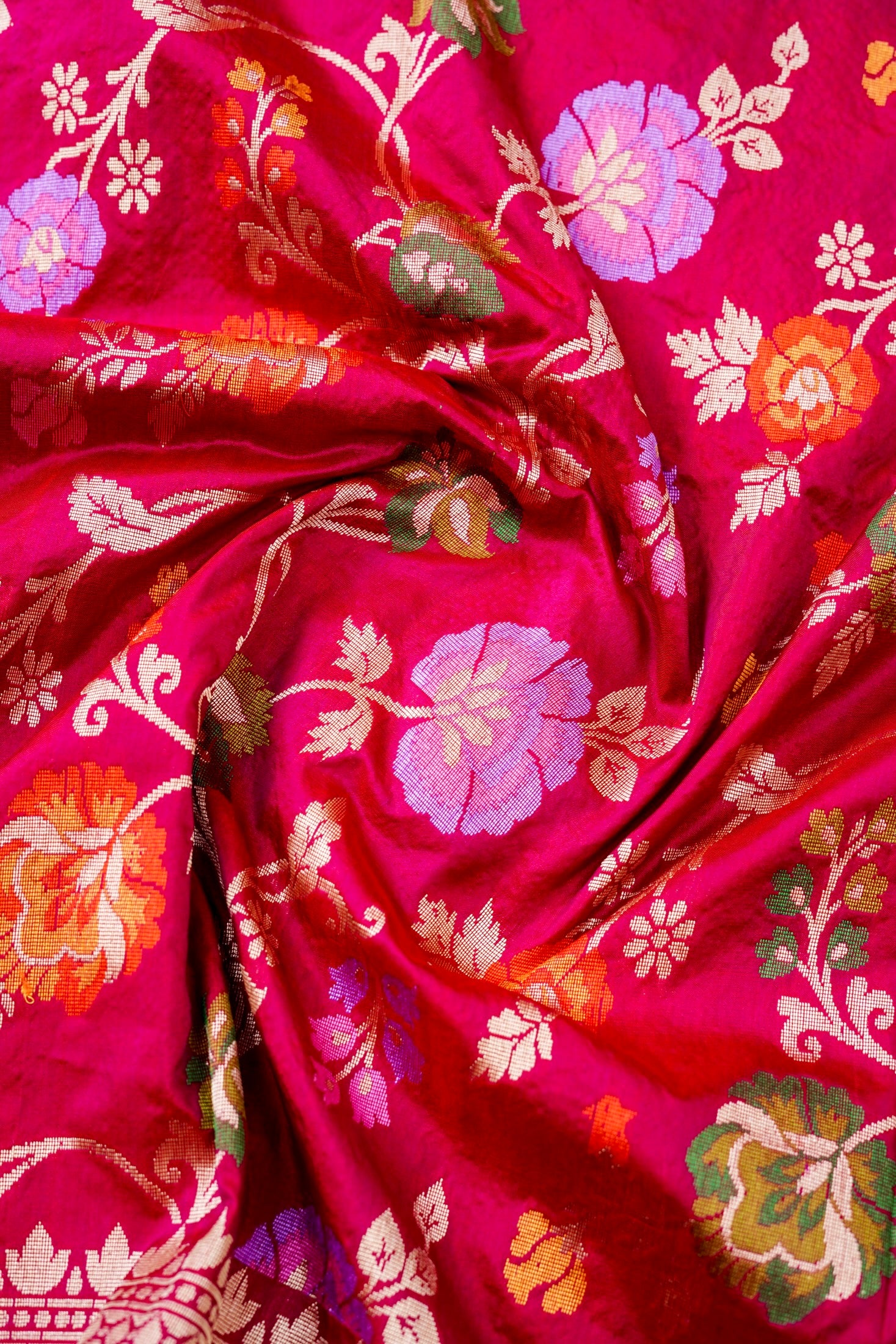 Handloom Banarasi Katan Silk Dupatta