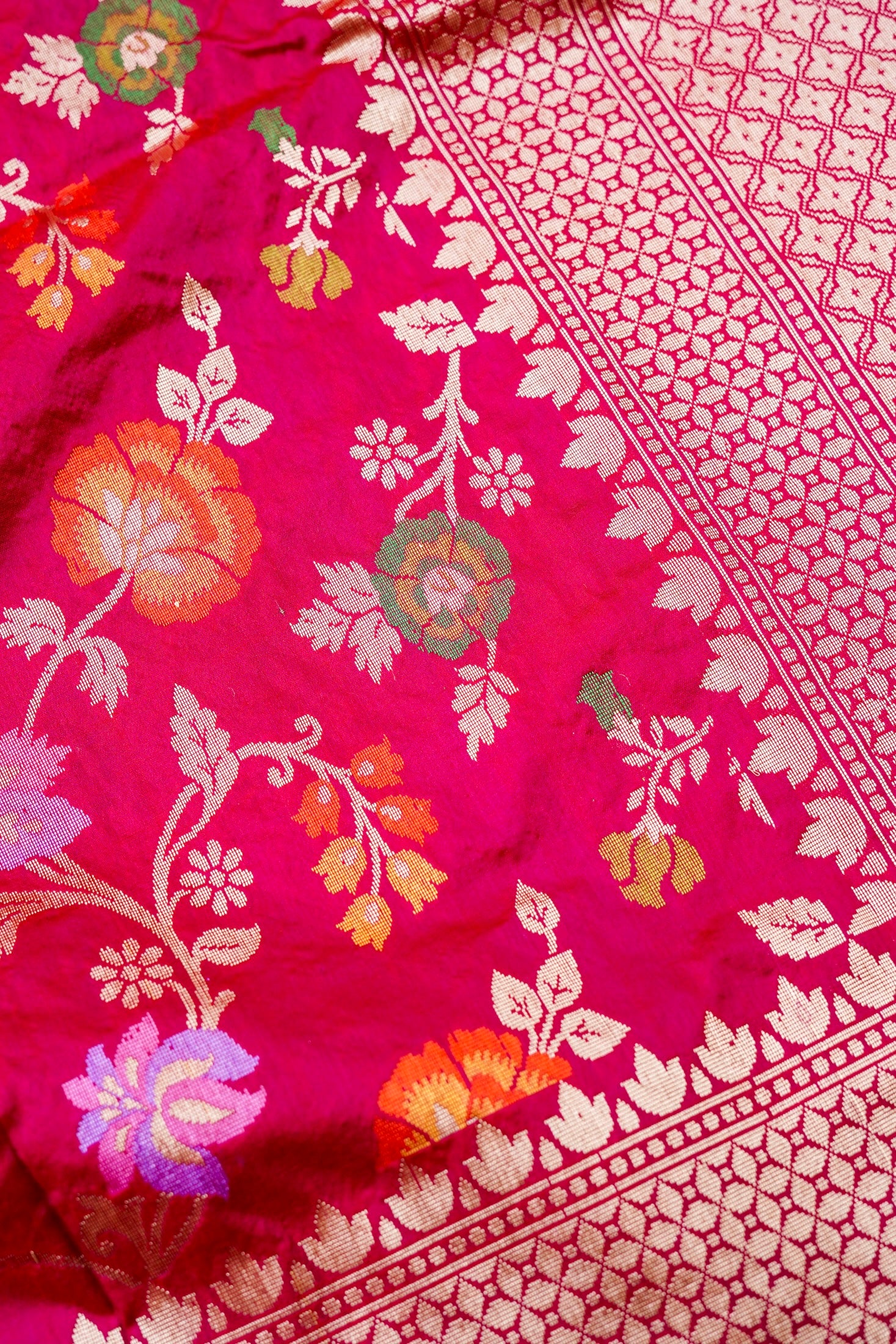 Handloom Banarasi Katan Silk Dupatta