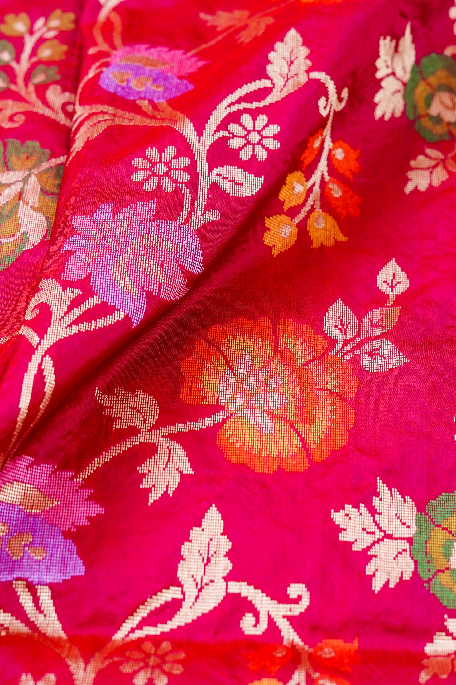 Handloom Banarasi Katan Silk Dupatta