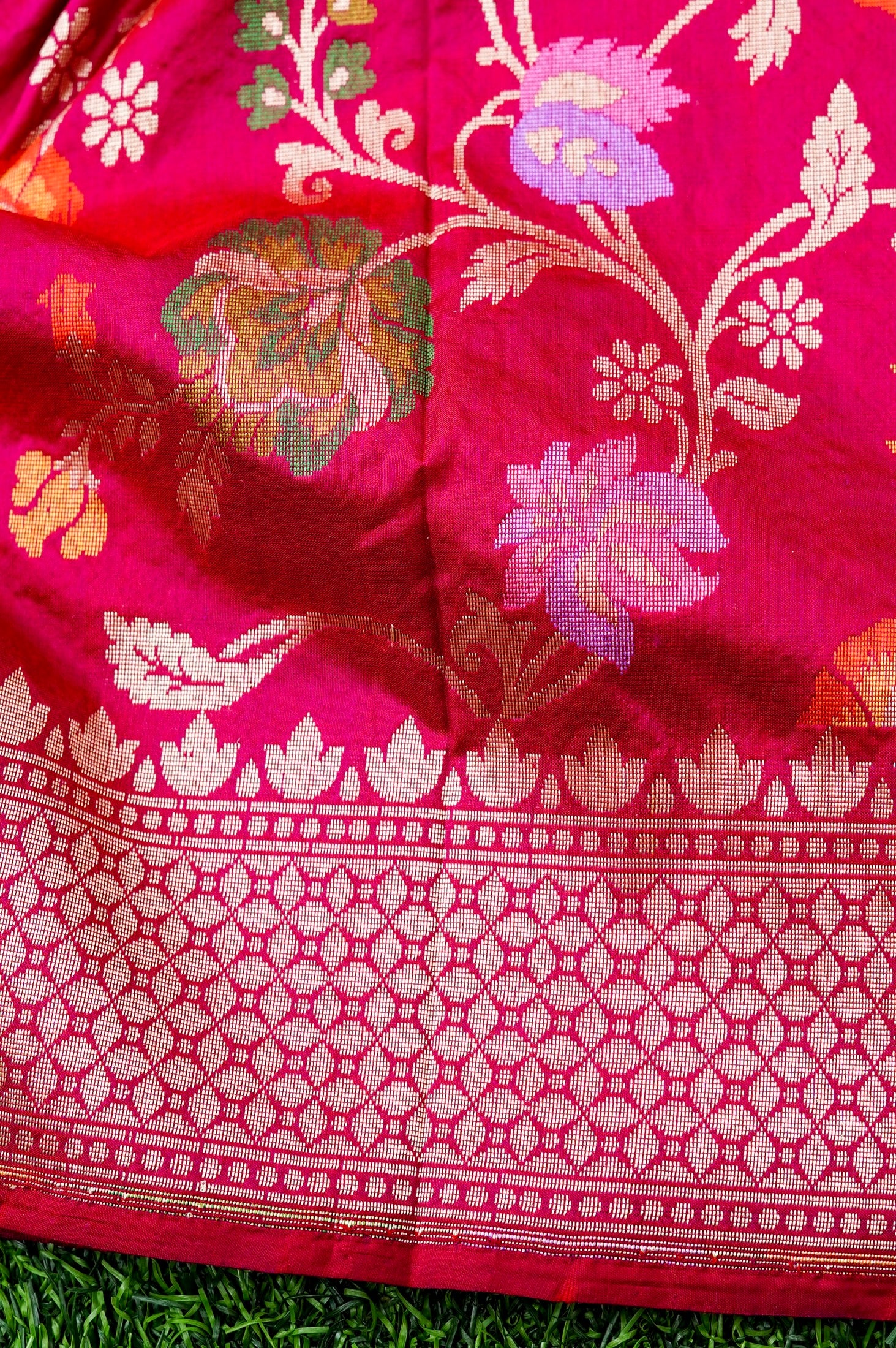 Handloom Banarasi Katan Silk Dupatta