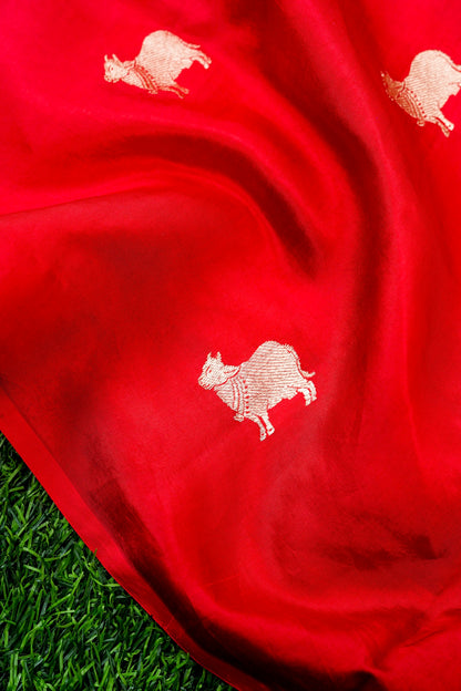 Handloom Banarasi Katan Silk Dupatta
