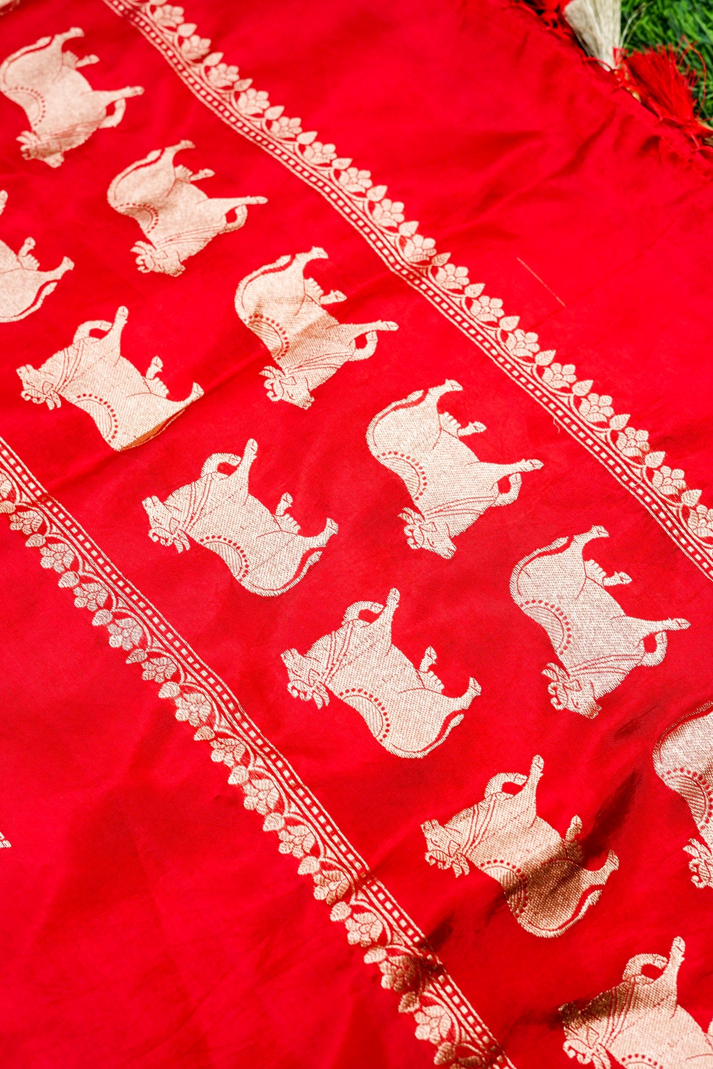 Handloom Banarasi Katan Silk Dupatta