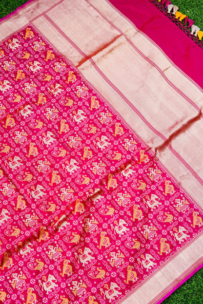 Handloom Banarasi Katan Silk Patola Dupatta
