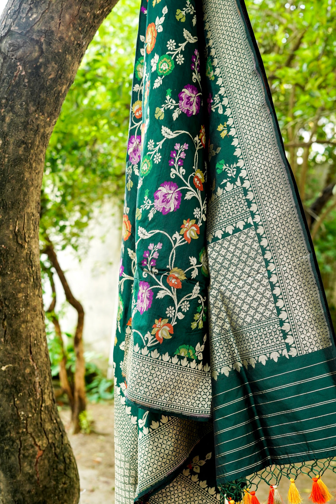 Handloom Banarasi Katan Silk Dupatta