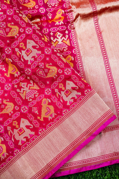 Handloom Banarasi Katan Silk Patola Dupatta