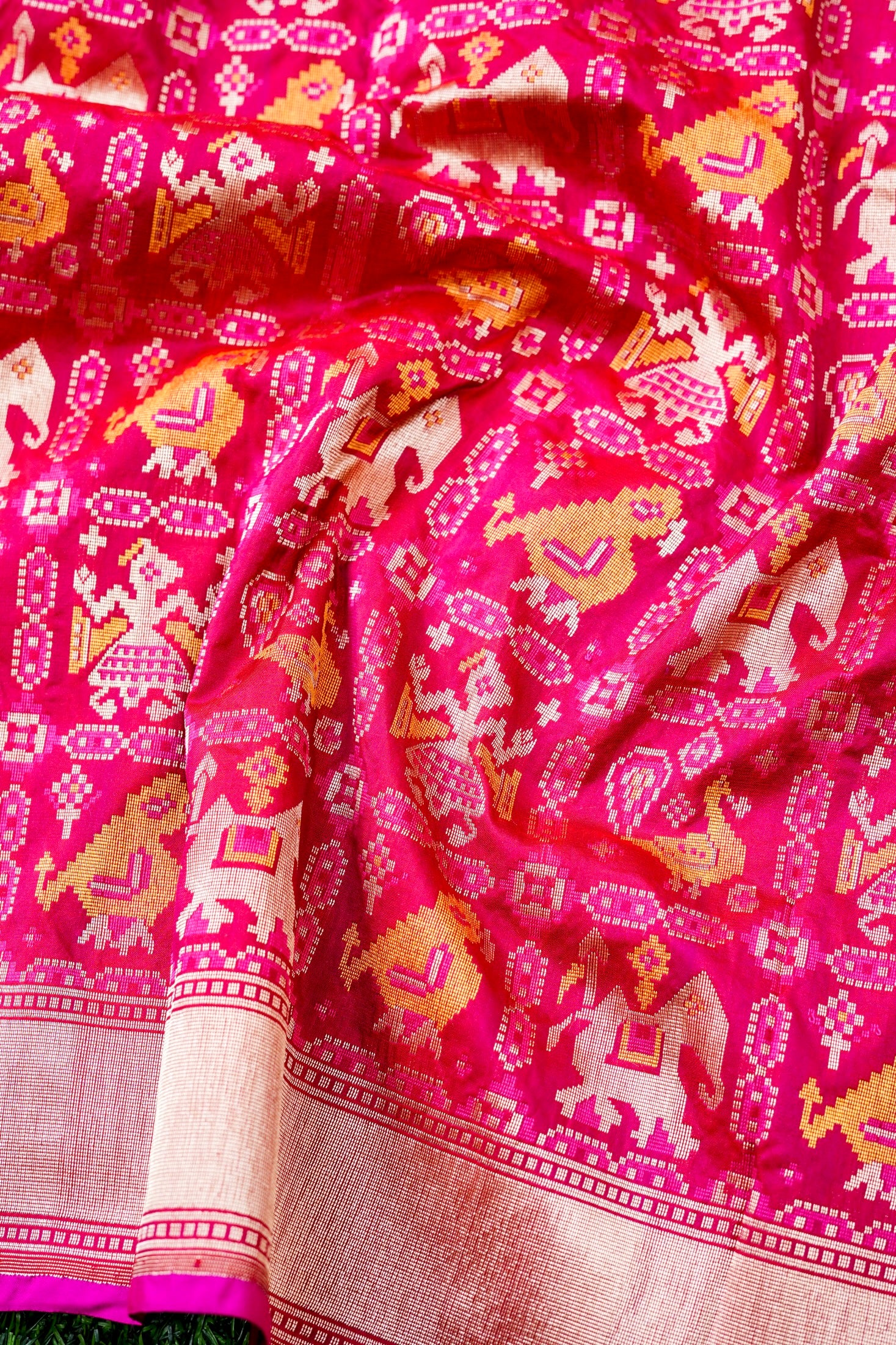 Handloom Banarasi Katan Silk Patola Dupatta